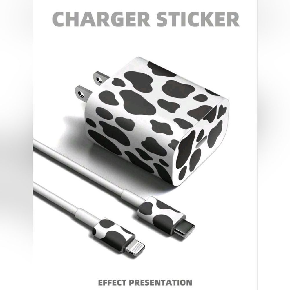 💕5/$18 Pattern Data Cable & Charger Head Sticker - Picture 4 of 7